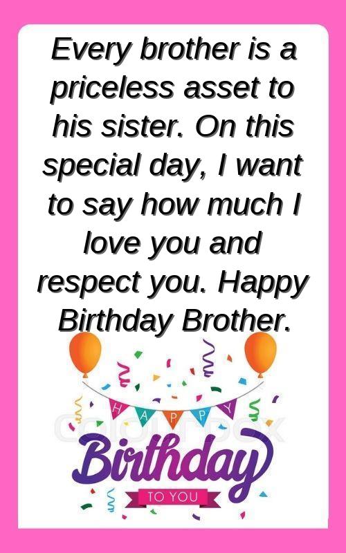 happy birthday thoughts for brother